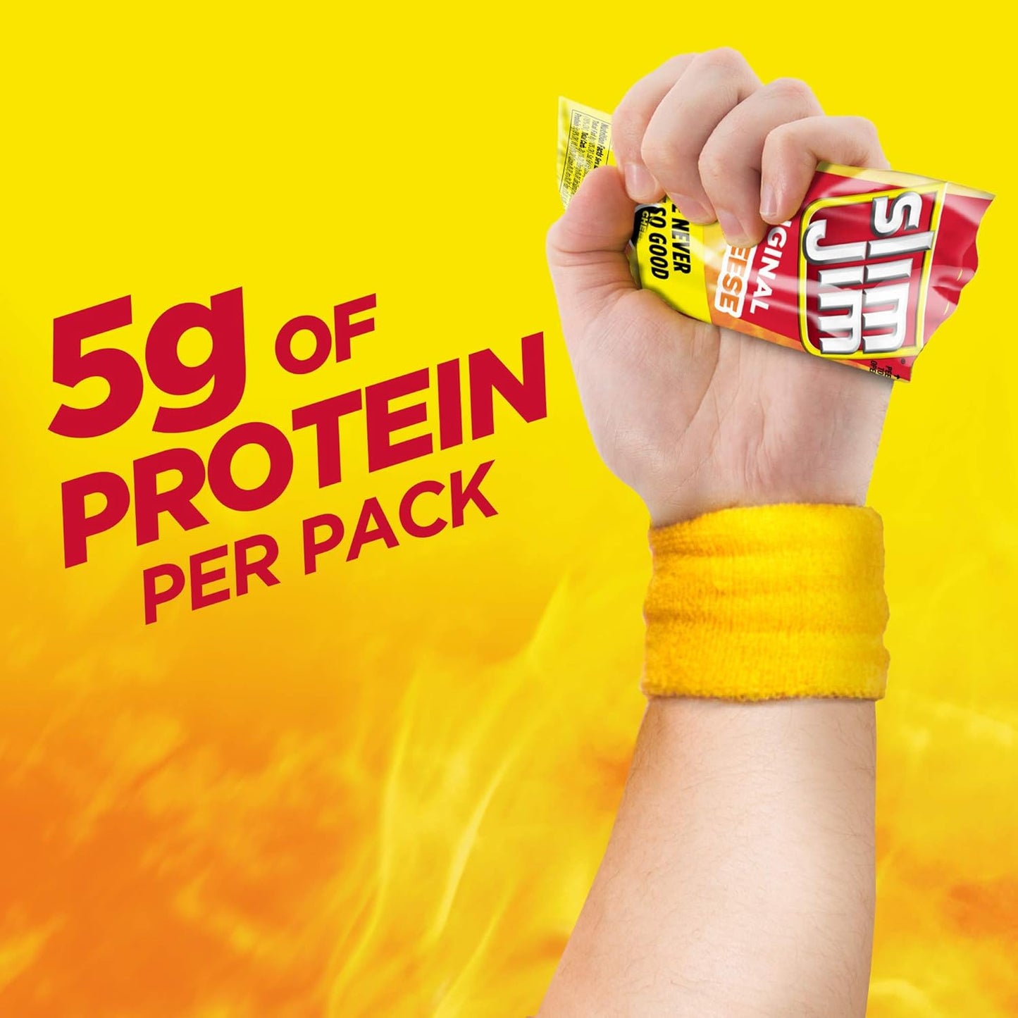 Slim_Jim_Beef_'N_Cheese_Smoked_Meat_Sticks,_Original_Flavor,_5g_Protein_Per_Serving,_Snack_Size,_0.9_oz._(10_Count)