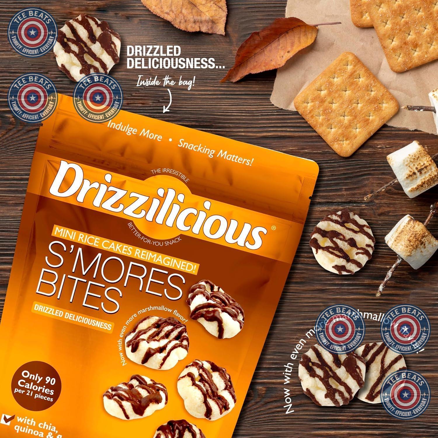 Drizzilicious_Mini_Rice_Cakes_S'mores_-_Crisps,_Healthy_Snack_for_Adults_and_Kids,_Flavored_Cakes,_Vegan,_Gluten_Free,_Allergen_Only_90_Calories_Per_Serving-_4_oz_(Pack_of_1)