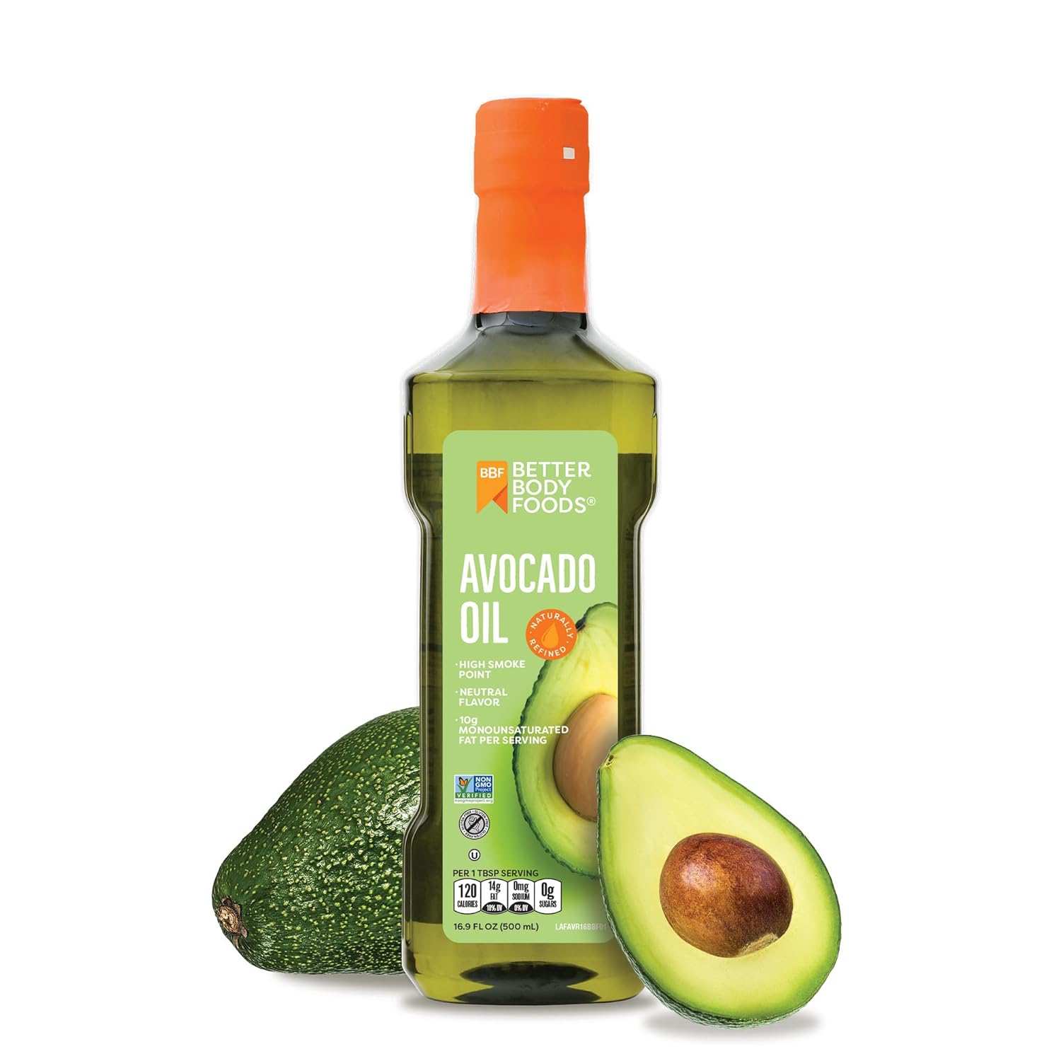 Foods_Refined_Avocado_Oil,_Non-GMO_Cooking_Oil,_Kosher,_Keto_and_Paleo_Diet_Friendly,_for_High-Heat_Cooking,_Frying,_Baking,_Avocado_Oil,_500_mL,_16.9_Fl_Oz