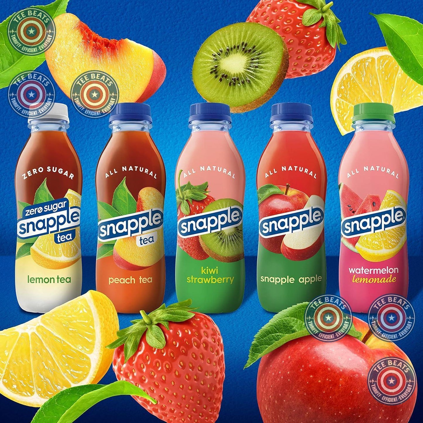 Snapple_Kiwi_Strawberry_Juice_Drink,_16_Fl_Oz_Recycled_Plastic_Bottle,_Pack_Of_12,_All_Natural,_No_Artificial_Flavors_Or_Sweeteners,_Contains_3%_Real