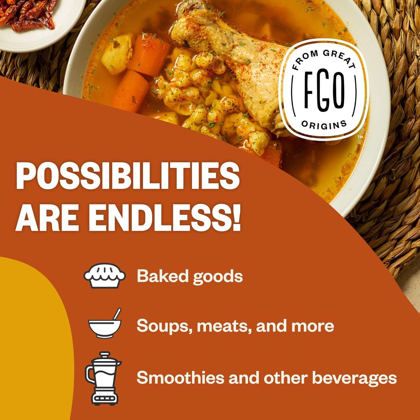 FGO_Organic_Turmeric_Powder_w/Curcumin,_8oz_Resealable_Pouch,_USDA_and_Non-GMO,_Sourced_from_India,_Packaging_May_Vary_(Pack_of_1)