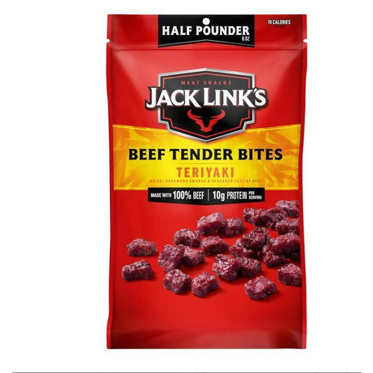 Jack_Link's_Beef_Tender_Bites,_Teriyaki,_½_Pounder_Bag_-_Flavorful_Jerky_Snack_for_Lunches,_10g_of_Protein_and_70_Calories,_Made_with_Premium_Beef_-_No_Added_MSG_or_Nitrates/Nitrites_(Packaging_May_Vary)_Meat
