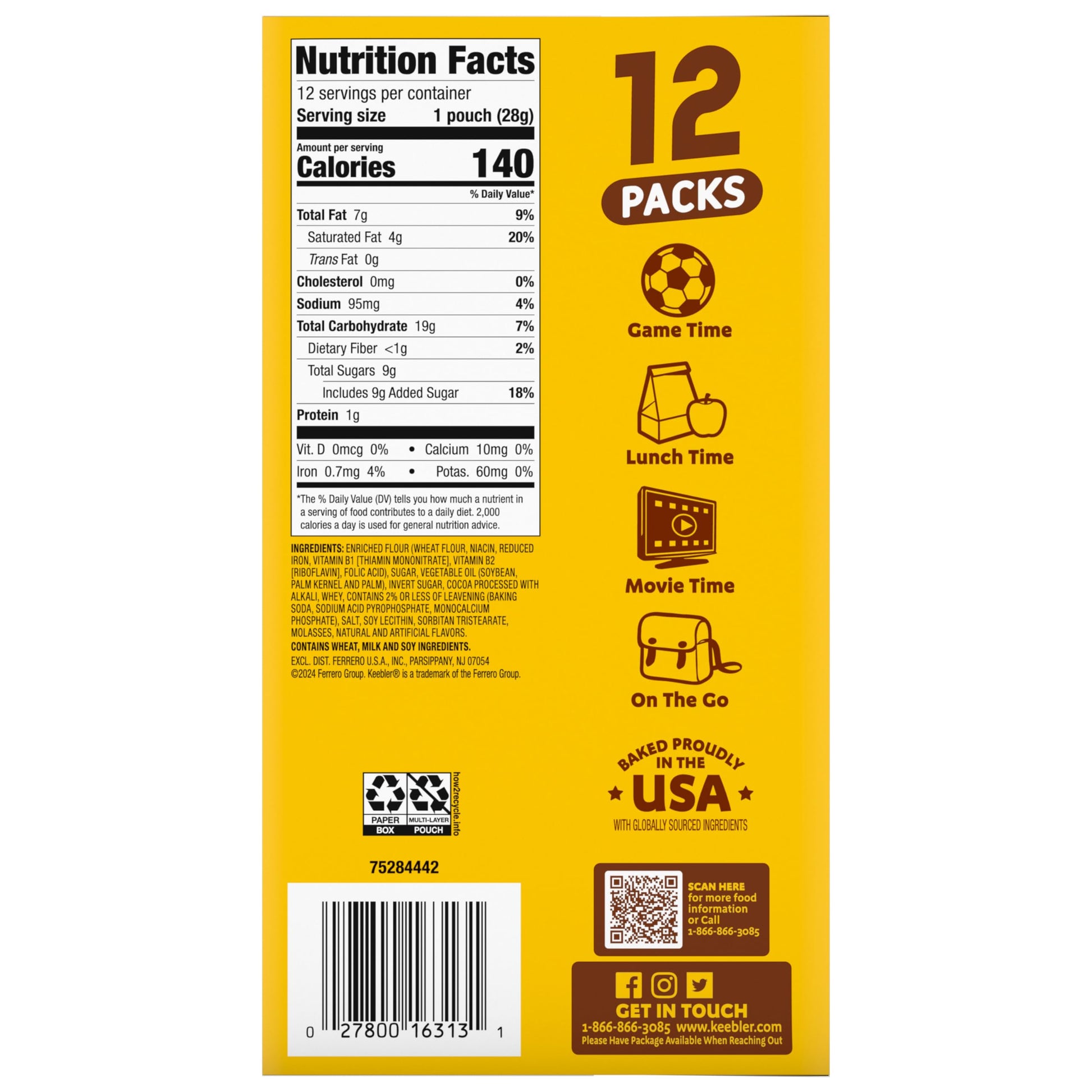 Keebler_On-The-Go_Fudge_Stripes_Cookies,_12_Count_(Pack_of_1)