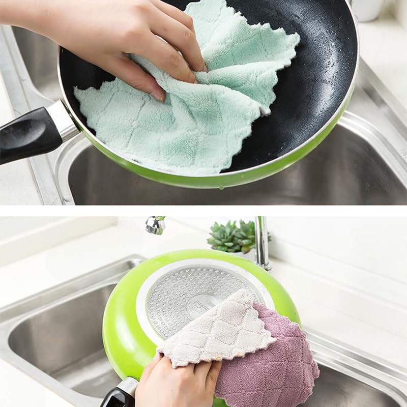 20_Pack_Cleaning_Cloth_Kitchen_Cloth,_Dish_Towels_Super_Absorbent_Coral_Velvet_Dishtowels,_Microfiber_Premium_Soft_Tea_Towels,_Quick_Dry_Rags,_Multipurpose_Reusable_Washcloths,_Non-Stick_Oil_Cloths.