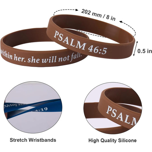QEERBSIN_Bible_Verses_Bracelets_Motivational_Christian_Rubber_Bracelets_Faith_Hope_Wristbands_Bracelets_for_Men_Women_Teens