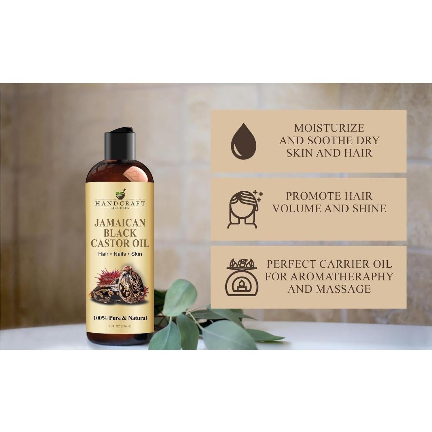Handcraft_Blends_Jamaican_Black_Castor_Oil_-_8_Fl_Oz_-_100%_Pure_and_Natural_-_Carrier_Oil_-_Hair_and_Body_Oil