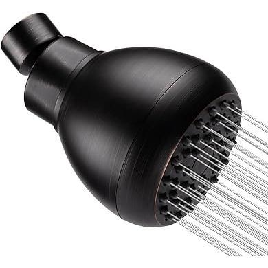 Aisoso_High_Pressure_Shower_Head_3_Inches_Anti-clog_Anti-leak_Fixed_Showerhead_Chrome_with_Adjustable_Swivel_Brass_Ball_Joint_for_Relaxing_and_Comfortable_Shower_Experience