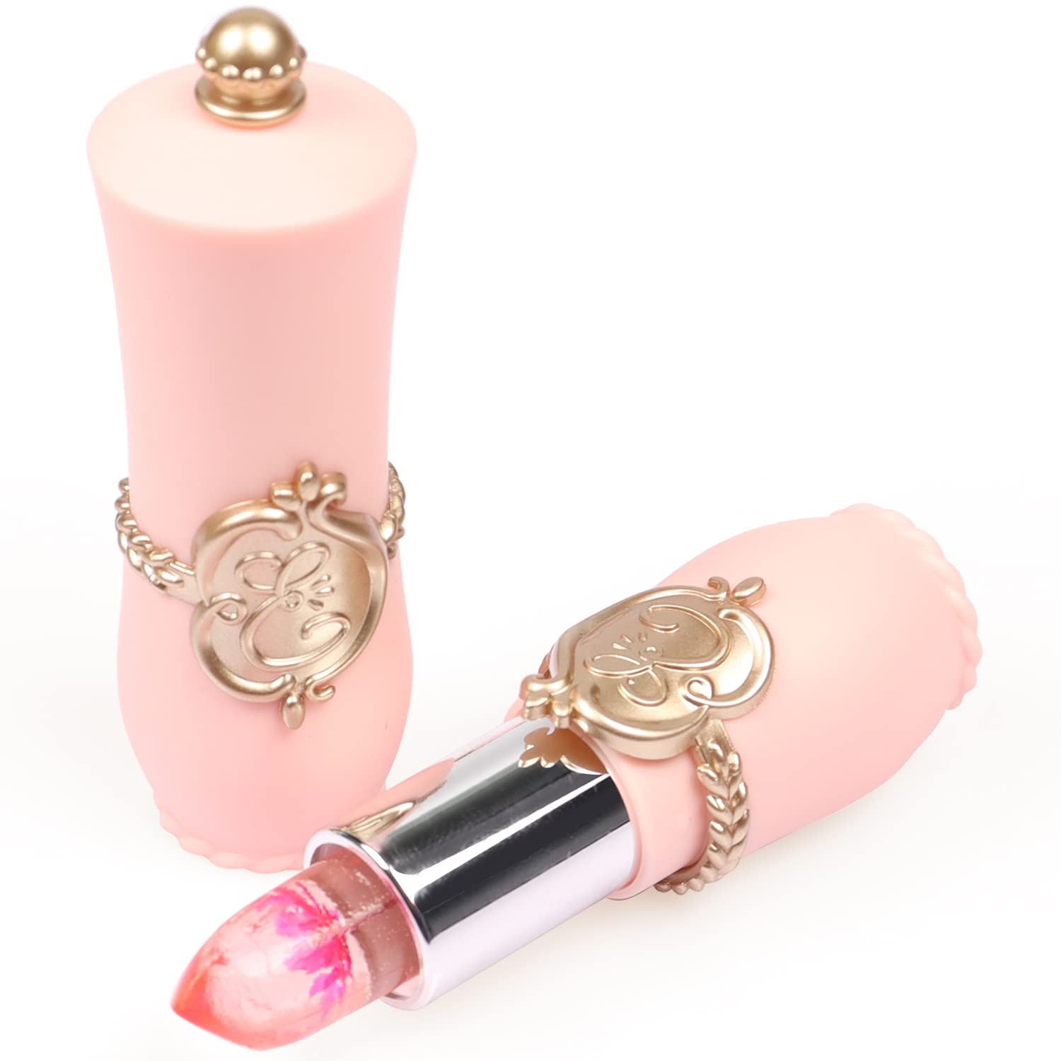 Pack_of_6_Crystal_Flower_Jelly_Lipstick,_FirstFly_Long_Lasting_Nutritious_Lip_Balm_Lips_Moisturizer_Magic_Temperature_Color_Change_Lip_Gloss_(Pink)_Makeup_Moisturizing_Waterproof_Cocoa_Jojoba_Nourishing_Vitamins_Hydrate_Moisture