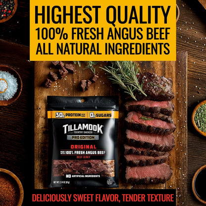 Tillamook_Beef_Jerky,_Country_Smoker_PRO_Edition,_Zero_Sugar,_Original,_2.14_Oz,_Real_Hardwood_Smoked_Fresh_Angus_Beef,_Low_Carb,_High_Protein,_Ready_to_Eat_Keto_Snack_for_Athletes,_Gluten_Free