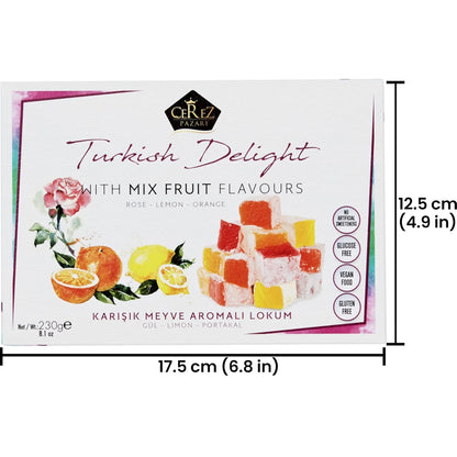 Cerez_Pazari_Turkish_Delight_8.1_Oz_Vegan_Snack_with_Rose,_Orange_&_Lemon_Flavors_-_Sweet_Traditional_Confectionery,_Vegan,_No_Nuts_-_Fruit,_Bonbon