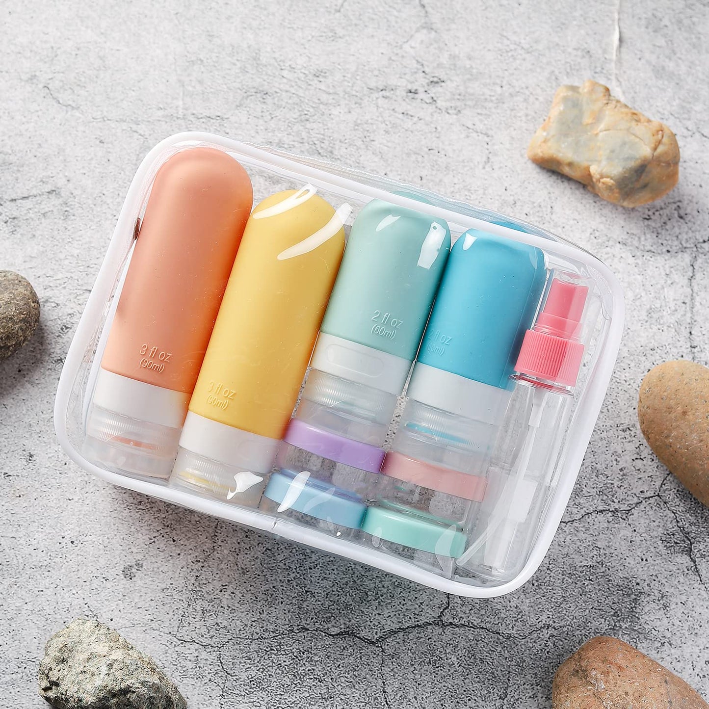 16_Pack_Travel_Bottles_Set_-_TSA_Approved_Leak_Proof_Silicone_Squeezable_Containers_for_Toiletries,_Conditioner,_Shampoo,_Lotion_&_Body_Wash_Accessories