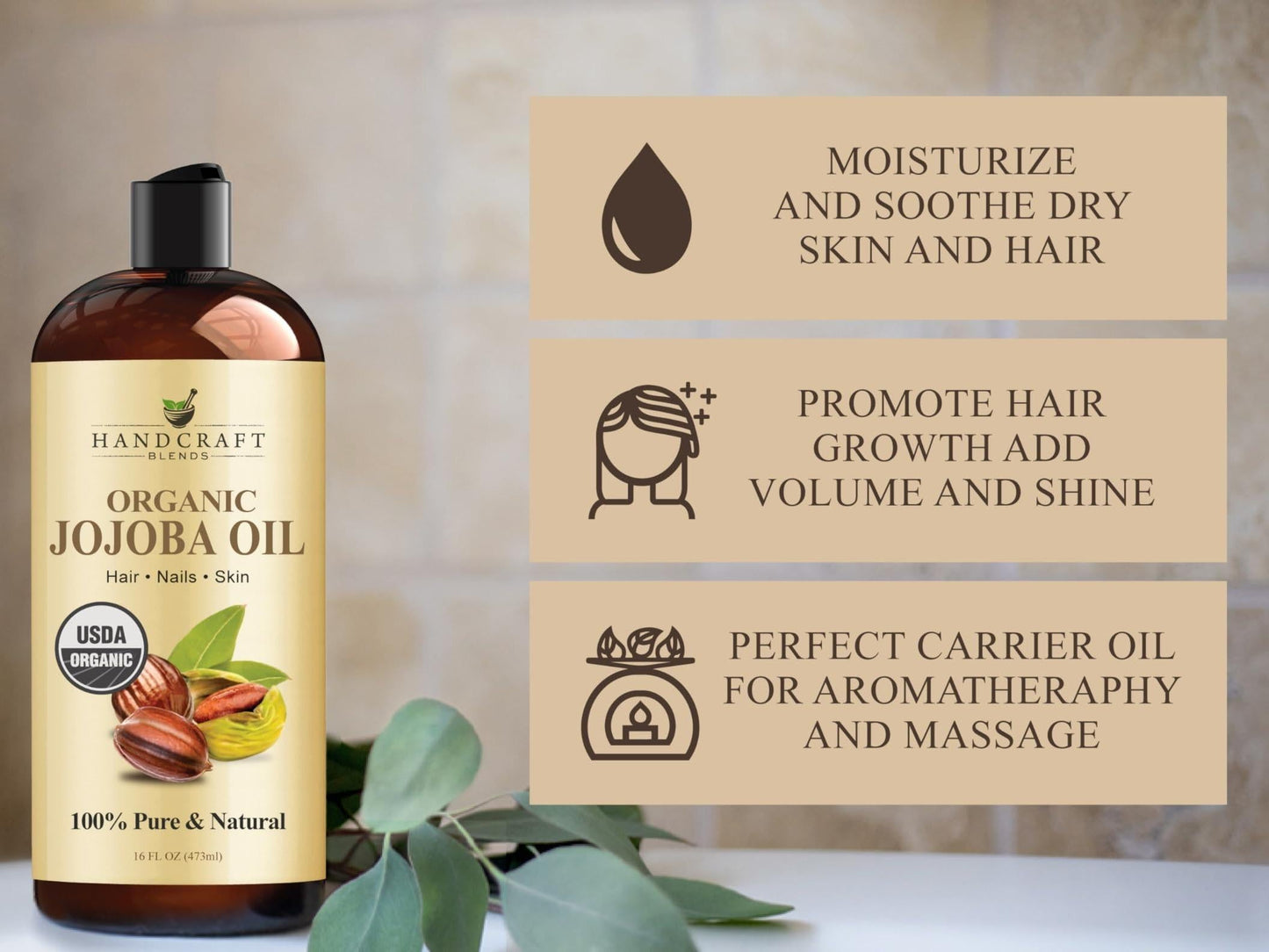 Handcraft_Blends_USDA_Organic_Jojoba_Oil_-_16_Fl_Oz_-_Premium_Grade_Oil_for_Skin_and_Hair_-_Anti-Aging_Oil_-_Cold-Pressed_and_Hexane-Free