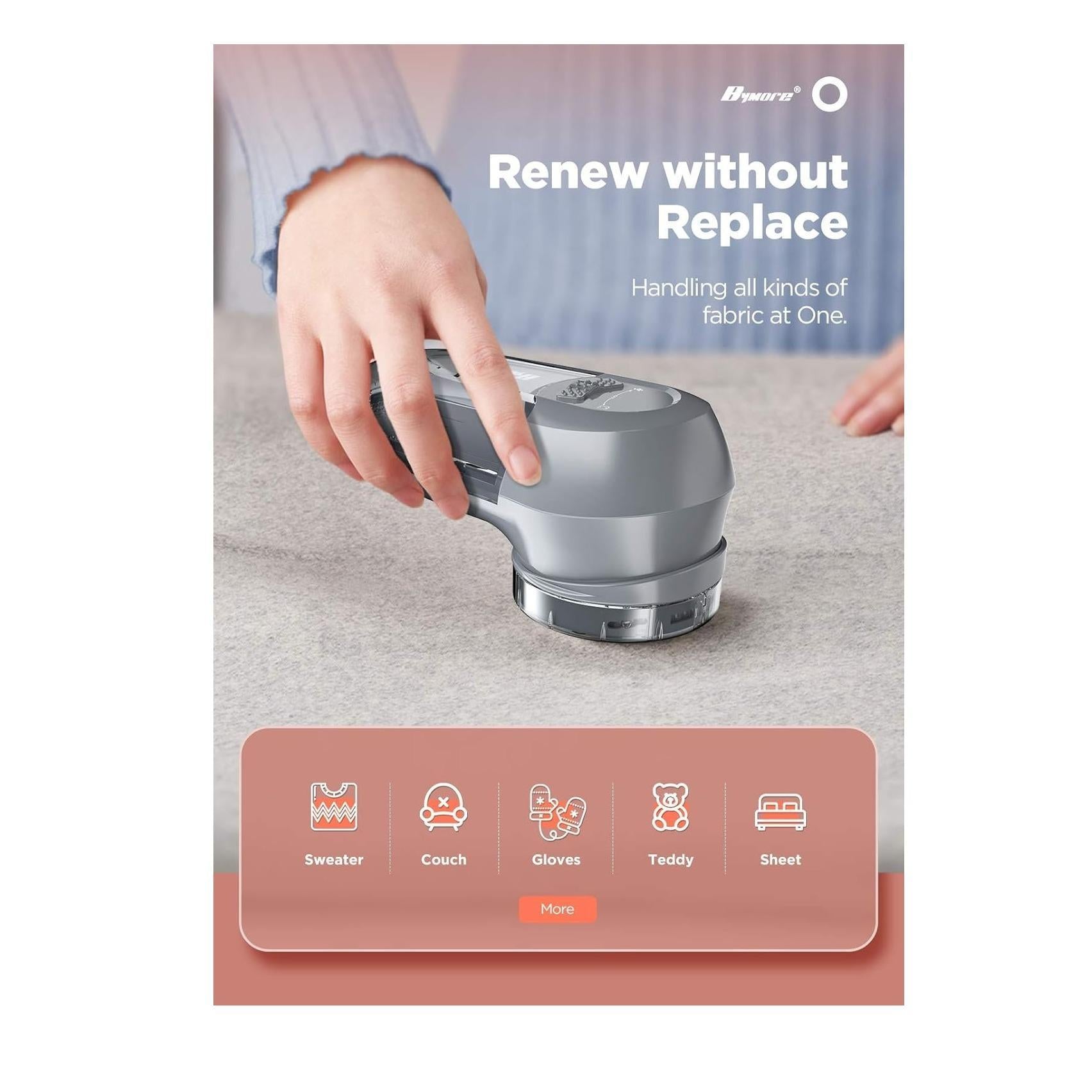 Bymore_Fabric_Shaver,_Lint_Remover,_Lint_Shaver_Defuzzer_Sweater_Shaver_for_Clothes_and_Furniture_AC_Adapter_or_Battery_Operated_Pill_Fuzz_Remover