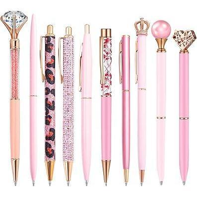 Seven_Days_of_The_Week_Pen_Describing_Mentality,Glitter_Ballpoint_Pens,Black_Ink_Medium_Point_1.0_mm_Gift_Pens,_Cute_Pens_Office_Supplies_for_Women