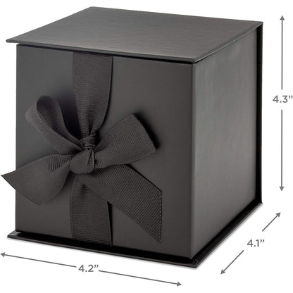 Hallmark_Small_Gift_Box_with_Bow_and_Shredded_Paper_Fill_(Black_4_inch_Gift_Box)_for_Weddings,_Graduations,_Birthdays,_Father's_Day,_Groomsmen_Gifts,_All_Occasion