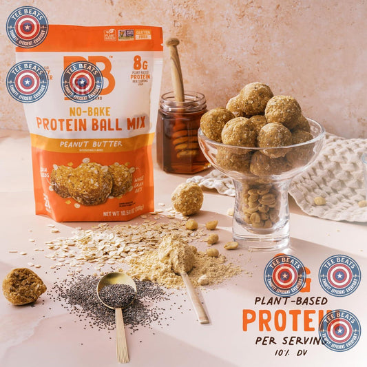 PBfit_No_Bake_Peanut_Butter_Protein_Ball_Mix,_8g_Protein,_Made_with_Chia_Seeds_&_Whole_Grain_Oats,_Gluten_Free,_Vegan_Snacks,_10.58_Oz_Bag