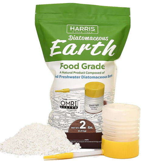 HARRIS_Diatomaceous_Earth_Food_Grade,_2lb_with_Powder_Duster_Included_in_The_Bag