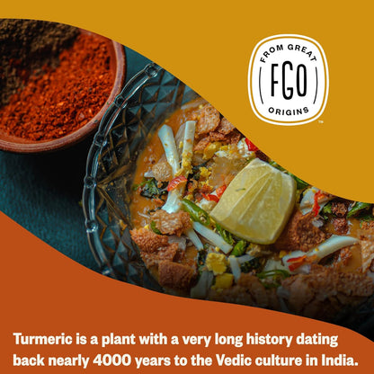 FGO_Organic_Turmeric_Powder_w/Curcumin,_8oz_Resealable_Pouch,_USDA_and_Non-GMO,_Sourced_from_India,_Packaging_May_Vary_(Pack_of_1)