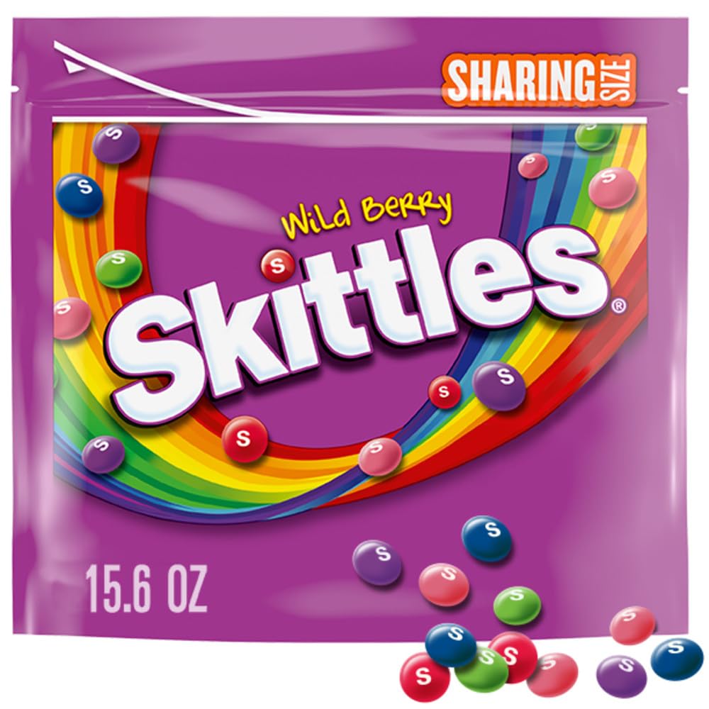 SKITTLES_Wild_Berry_Summer_Chewy_Candy,_Sharing_Size,_15.6_oz_Bag