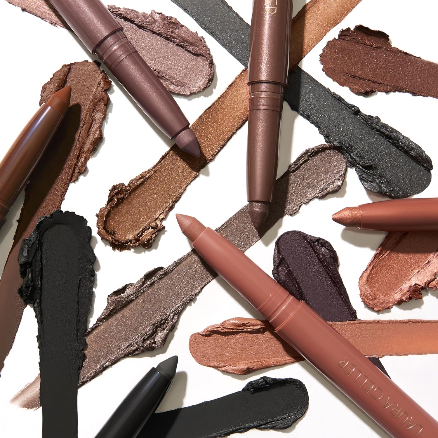 LAURA_GELLER_NEW_YORK_Kajal_Longwear_Kohl_Eyeliner_Pencil_with_Caffeine,_Smooth_&_Blendable_Makeup,_Dark_Brown_Lipliner_Pack_Sharpener_Cosmetic