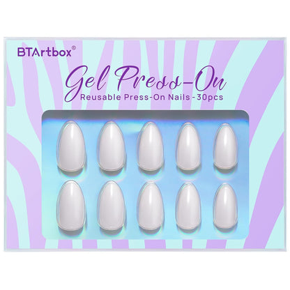 BTArtbox_White_Press_On_Nails_Short_-_Soft_Gel_Press_on_Nails_Almond,_White_Glue_on_Nails_with_Nail_Glue,_Reusable_Stick_on_Nails_in_16_Sizes