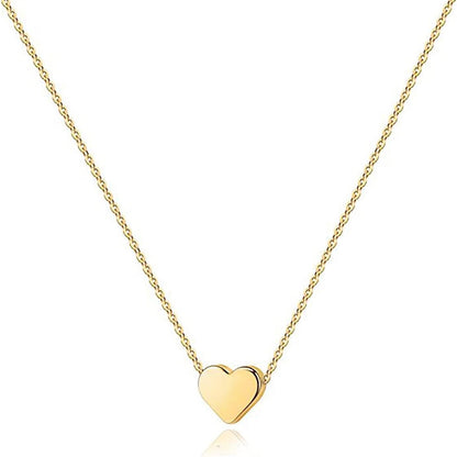 PAVOI_14K_Gold_Plated_Cubic_Zirconia_Heart_Necklace_|_Cute_Dainty_Love_Pendant_Necklaces_for_Women