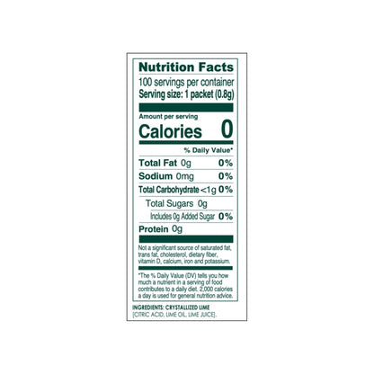 True_Citrus_Lime_100ct_Crystallized_Packets_for_Water_Beverages_&_Recipes_0_Calories_Sugar_Non-GMO_Gluten-Free_Sodium-Free
