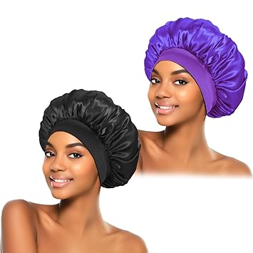 Silk_Bonnet_for_Sleeping,_Satin_Hair_Bonnets,_Soft_Elastic_Band_Silk_Sleep_Cap,_Hair_Wrap_for_Women
