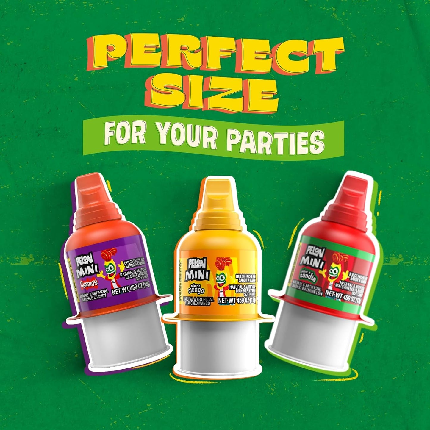 Pelon_Pelo_Rico_Mini_Assorted_Watermelon,_Mango,_and_Chamoy_Candy,_0.45_oz_(Pack_of_18)